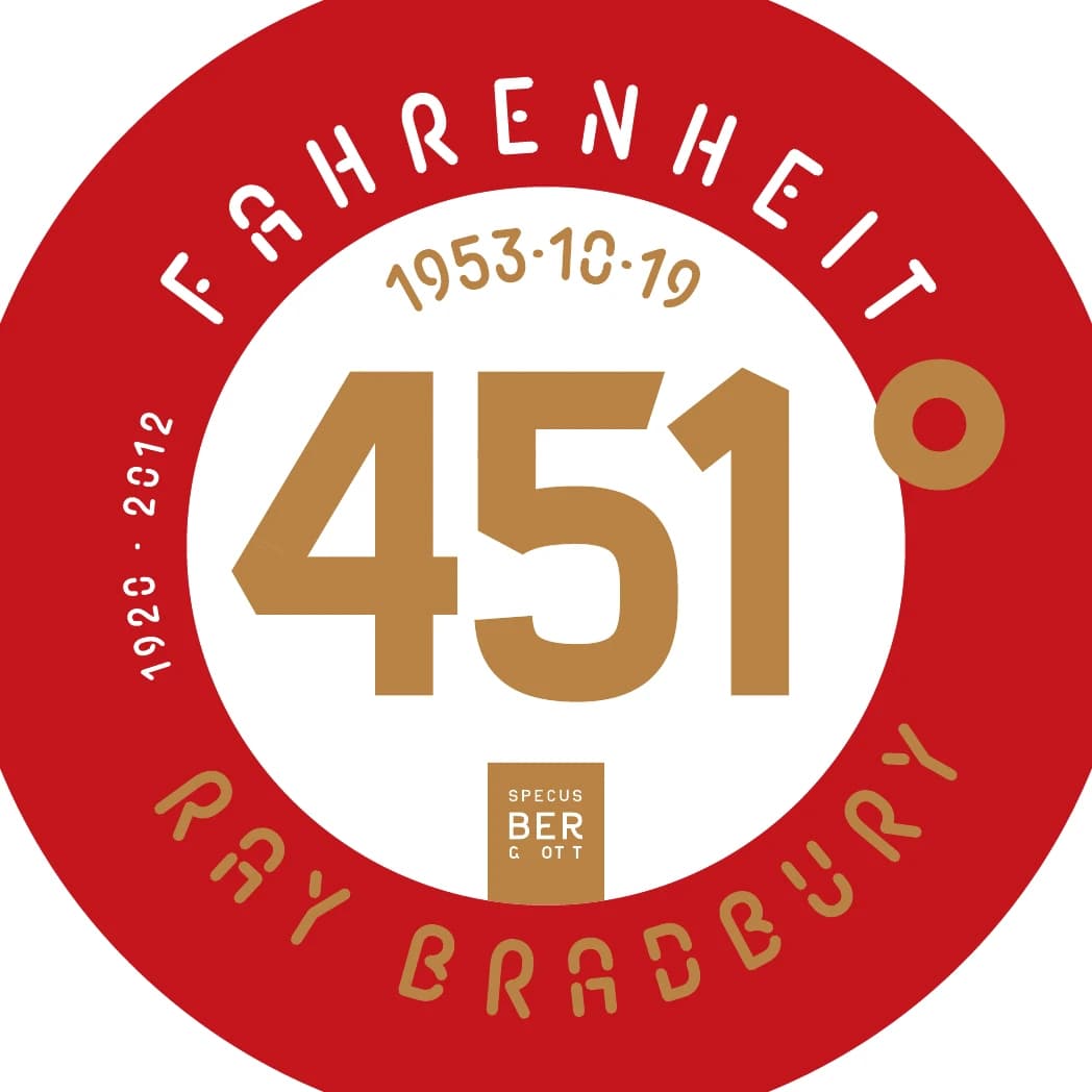 Print artwork preview: Fahrenheit 451